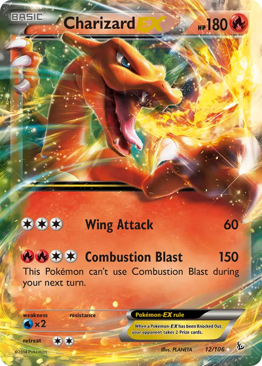 Charizard EX (12/106) [XY: Flashfire] - Pokemon Single