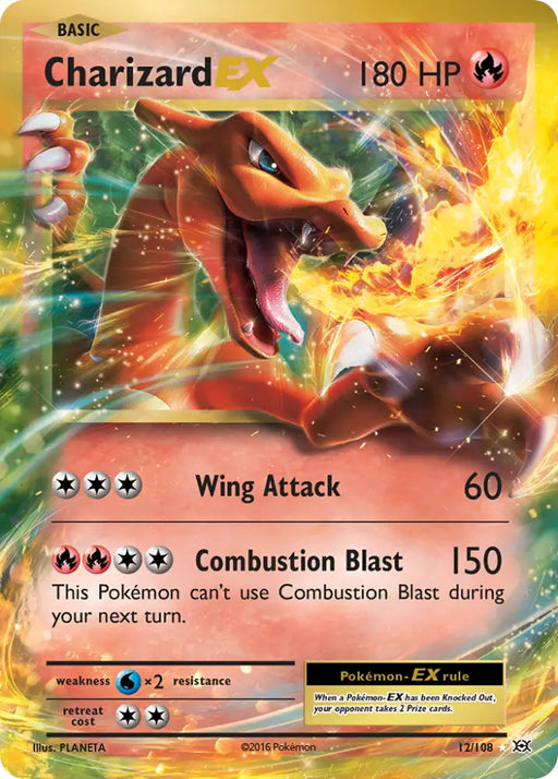 Charizard EX (12/108) [XY: Evolutions] - Pokemon Single
