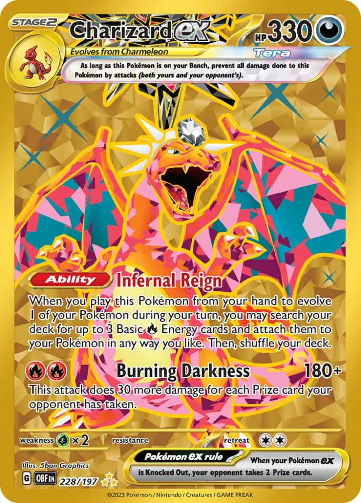 Charizard ex (228/197) [Scarlet & Violet: Obsidian Flames] - Pokemon Single
