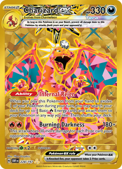 Charizard ex (228/197) [Scarlet & Violet: Obsidian Flames] - Pokemon Single
