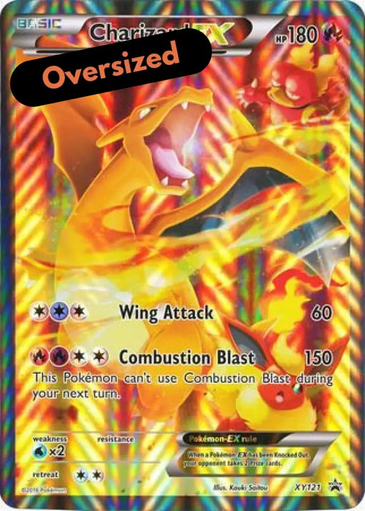 Charizard EX (XY121) (Jumbo Card) [XY: Black Star Promos] - Pokemon Single