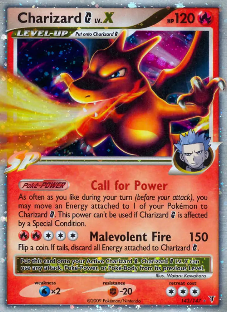 Charizard G LV.X (143/147) [Platinum: Supreme Victors] - Pokemon Single