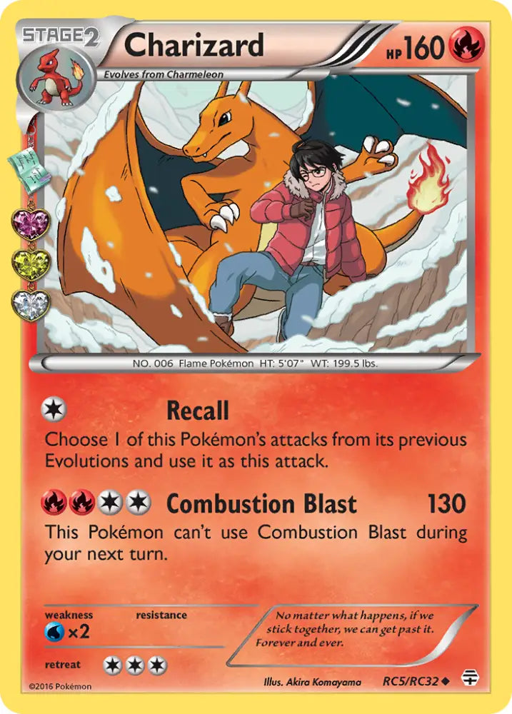 Charizard (RC5/RC32) [XY: Generations] - Pokemon Single