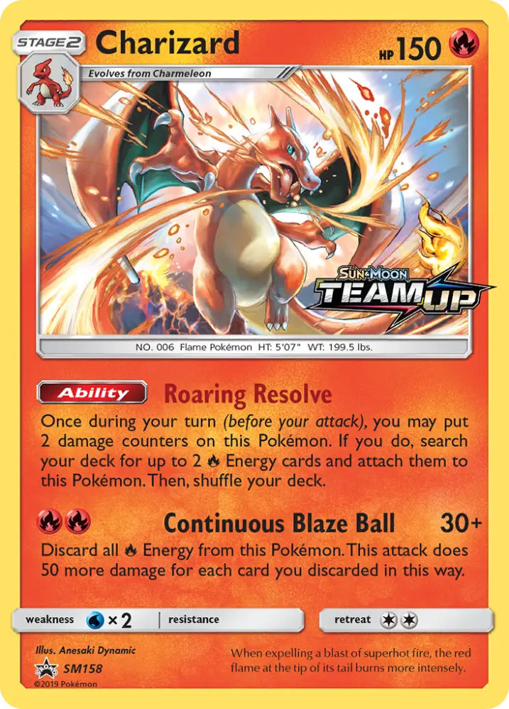 Charizard (SM158) [Sun & Moon: Black Star Promos] - Pokemon Single