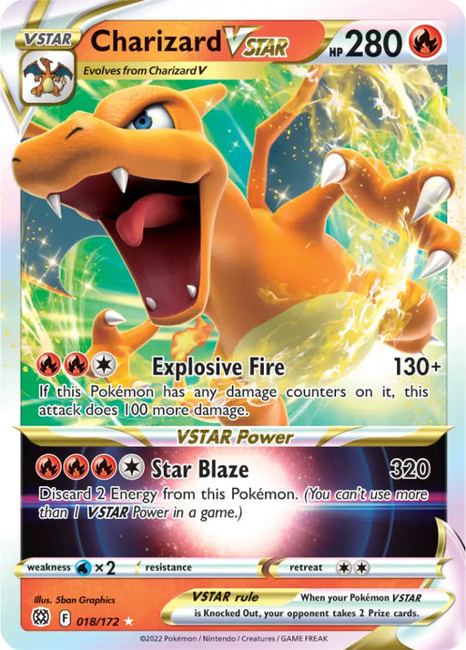Charizard VSTAR (018/172) [Sword & Shield: Brilliant Stars] - Pokemon Single