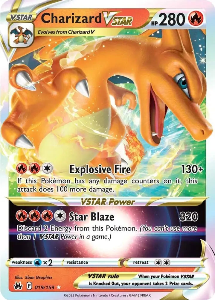 Charizard VSTAR (019/159) [Sword & Shield: Crown Zenith] - Pokemon Single