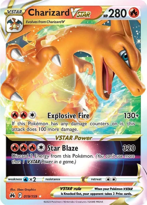 Charizard VSTAR (019/159) [Sword & Shield: Crown Zenith] - Pokemon Single