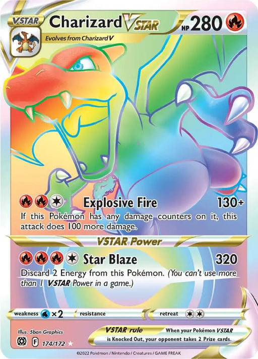 Charizard VSTAR (174/172) [Sword & Shield: Brilliant Stars] - Pokemon Single