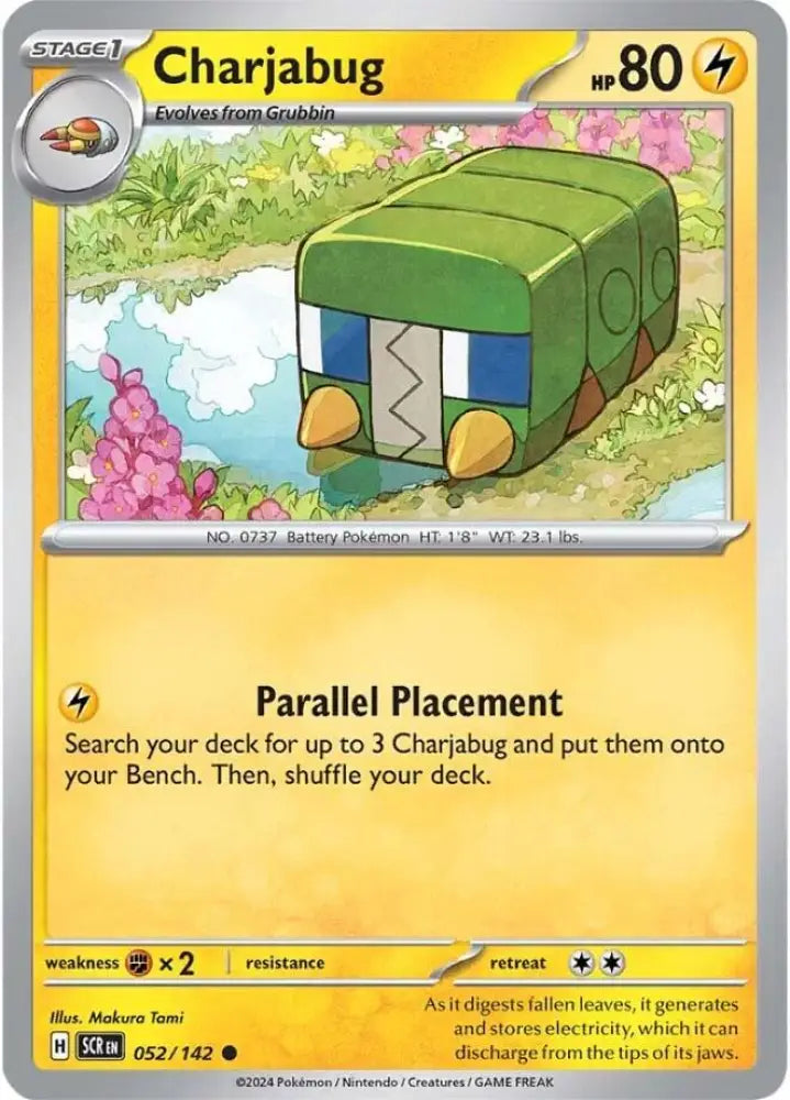 Charjabug (052/142) [Scarlet & Violet: Stellar Crown] - Pokemon Single