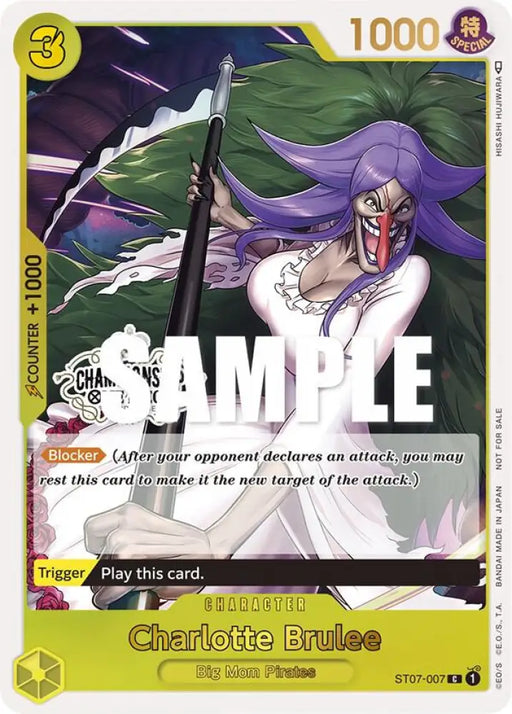 Charlotte Brulee (Store Championship Participation Pack) (ST07-007) [One Piece Promotion Cards]