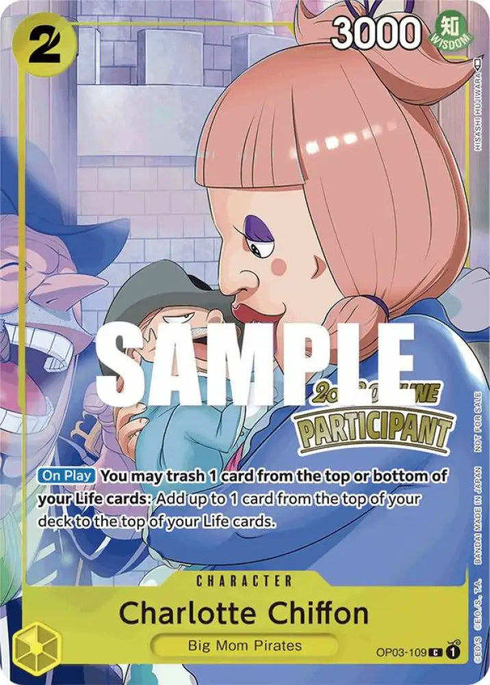 Charlotte Chiffon (Offline Regional 2023) [Participant] (OP03-109) [One Piece Promotion Cards]