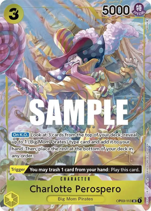 Charlotte Perospero (Alternate Art) (OP03-113) [Pillars of Strength]