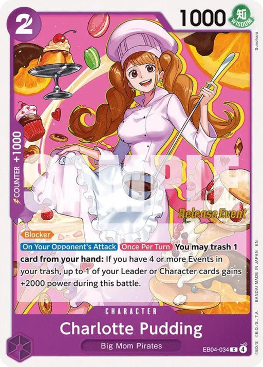Charlotte Pudding (EB04-034) [The Azure Sea's Seven Release Event Cards]