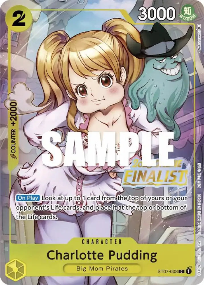 Charlotte Pudding (Online Regional 2023) [Finalist] (ST07-008) [One Piece Promotion Cards]