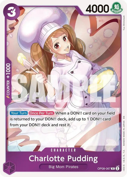 Charlotte Pudding - OP08-067 (Reprint) [Premium Booster -The Best- Vol. 2]