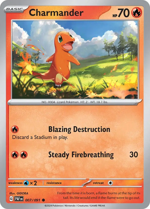 Charmander (007/091) [Scarlet & Violet: Paldean Fates] - Pokemon Single