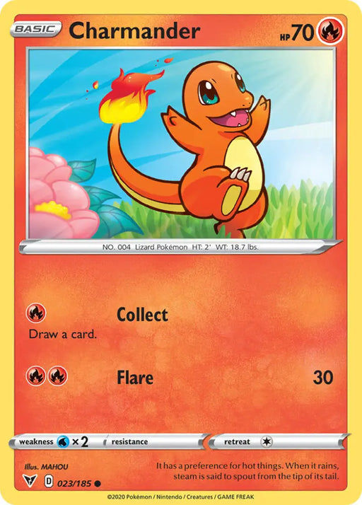 Charmander (023/185) [Sword & Shield: Vivid Voltage] - Pokemon Single