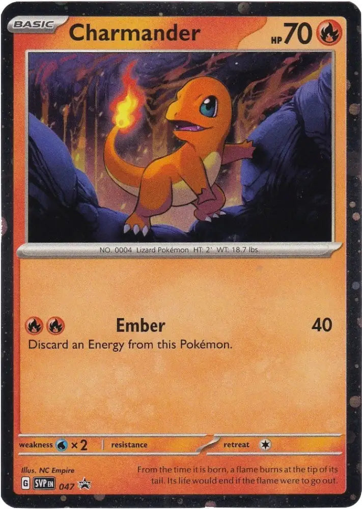 Charmander (047) (Cosmos Holo) [Scarlet & Violet: Black Star Promos] - Pokemon Single