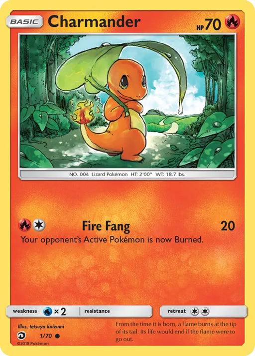 Charmander (1/70) [Sun & Moon: Dragon Majesty] - Pokemon Single