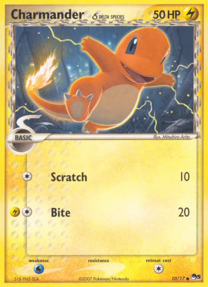 Charmander (10/17) (Delta Species) [POP Series 5] - Pokemon Single