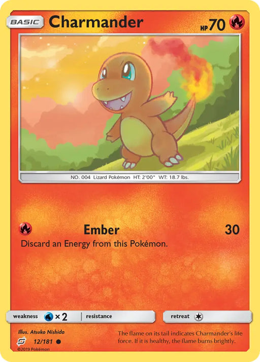 Charmander (12/181) [Sun & Moon: Team Up] - Pokemon Single