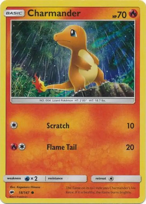 Charmander (18/147) (Premium Collection Promo) [Sun & Moon: Burning Shadows] - Pokemon Single
