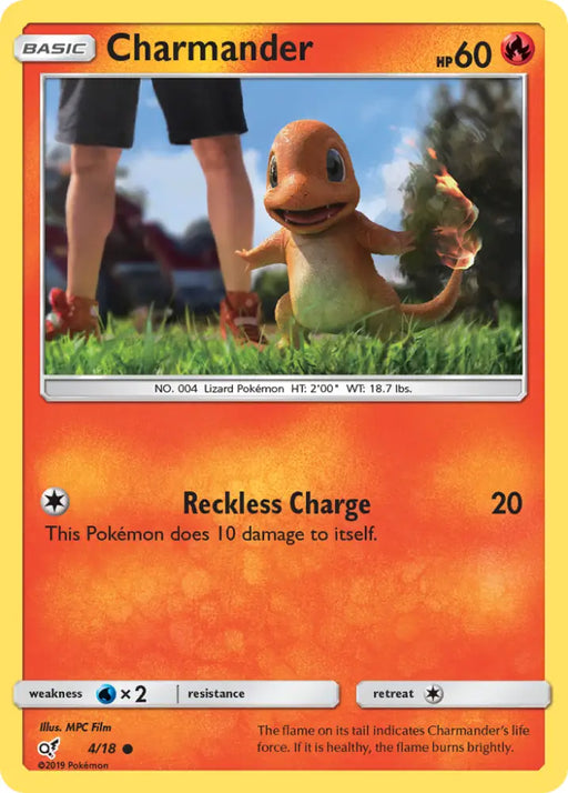 Charmander (4/18) [Sun & Moon: Detective Pikachu] - Pokemon Single