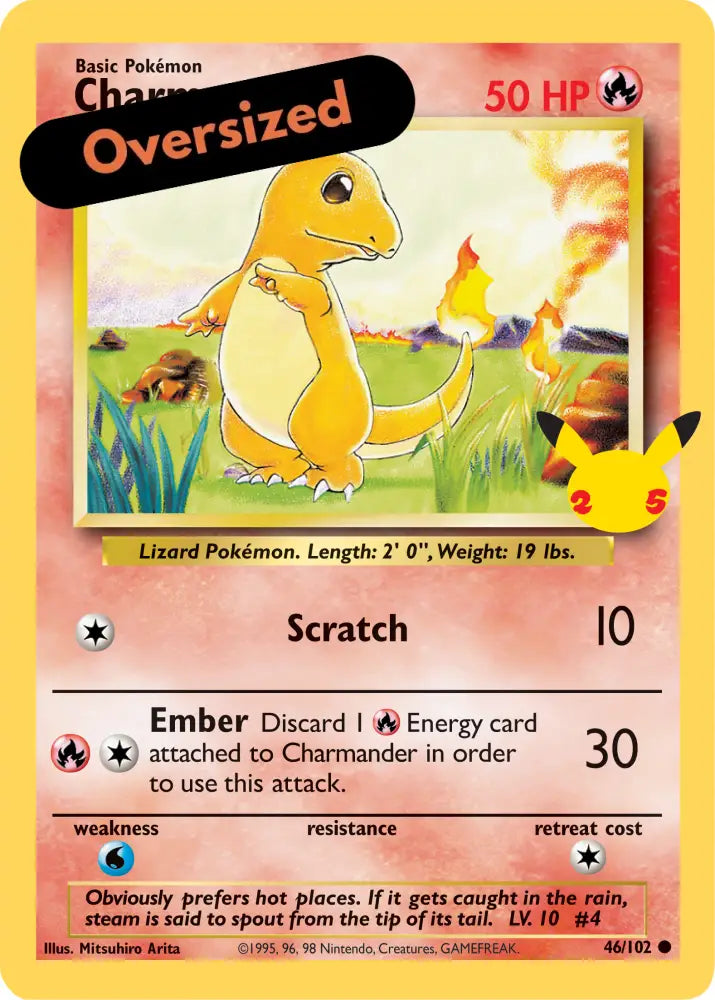 Charmander (46/102) (Jumbo Card) [First Partner Pack] - Pokemon Single