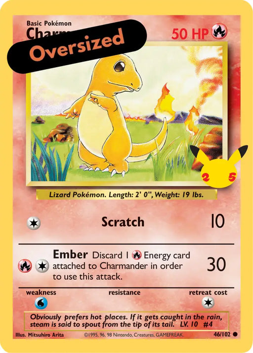 Charmander (46/102) (Jumbo Card) [First Partner Pack] - Pokemon Single