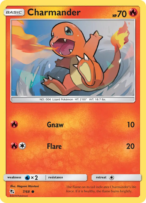 Charmander (7/68) [Sun & Moon: Hidden Fates] - Pokemon Single