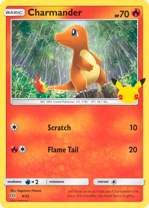 Charmander (9/25) [McDonald’s 25th Anniversary] - Pokemon Single