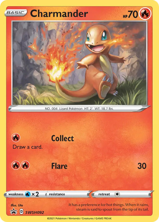 Charmander (SWSH092) [Sword & Shield: Black Star Promos] - Pokemon Single