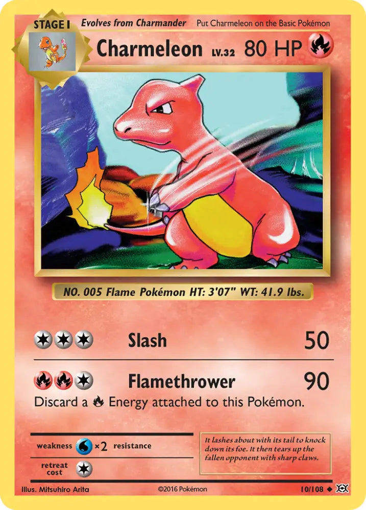 Charmeleon (10/108) [XY: Evolutions] - Pokemon Single