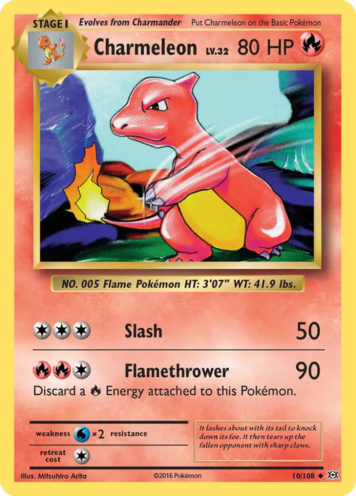 Charmeleon (10/108) [XY: Evolutions] - Pokemon Single