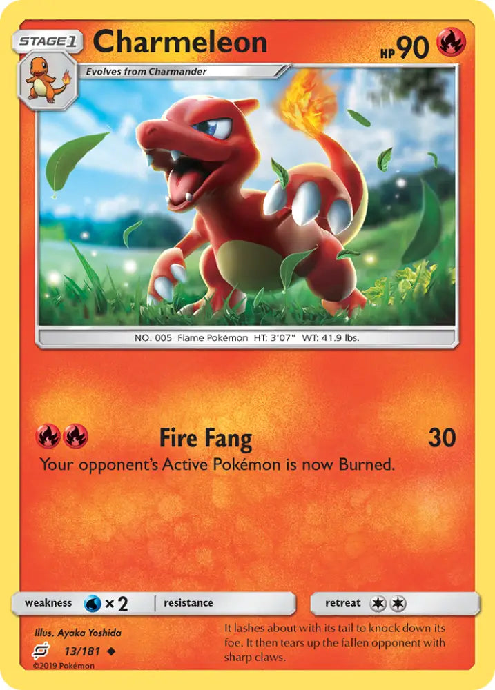 Charmeleon (13/181) [Sun & Moon: Team Up] - Pokemon Single