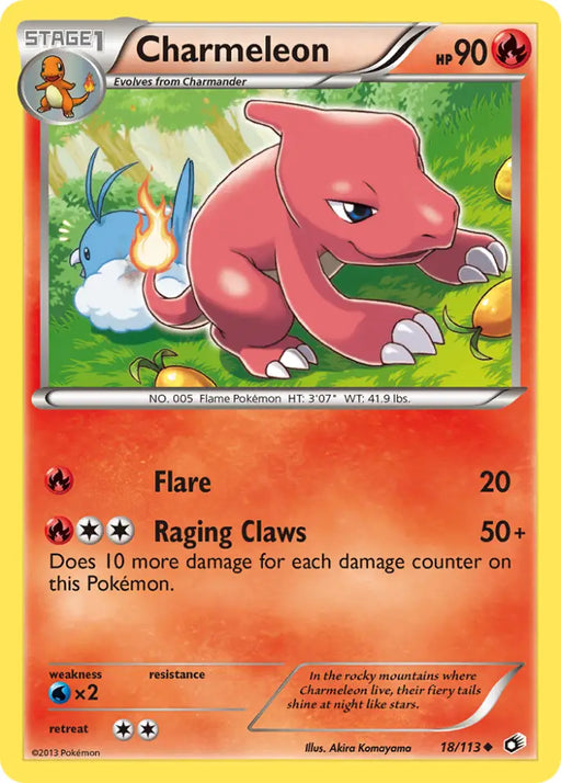 Charmeleon (18/113) [Black & White: Legendary Treasures] - Pokemon Single