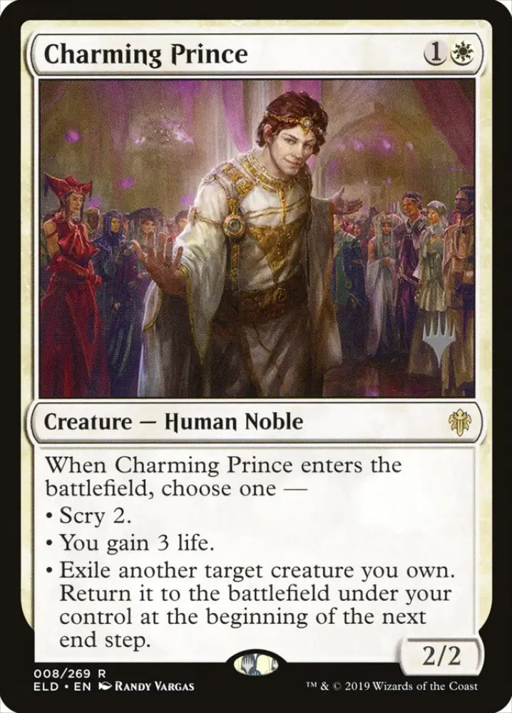 Charming Prince (Promo Pack) [Throne of Eldraine Promos] - MTG Single