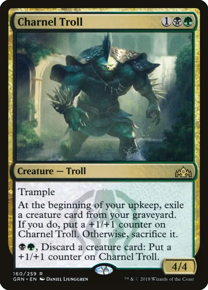 Charnel Troll [Guilds of Ravnica] - MTG Single