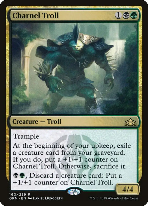 Charnel Troll [Guilds of Ravnica] - MTG Single