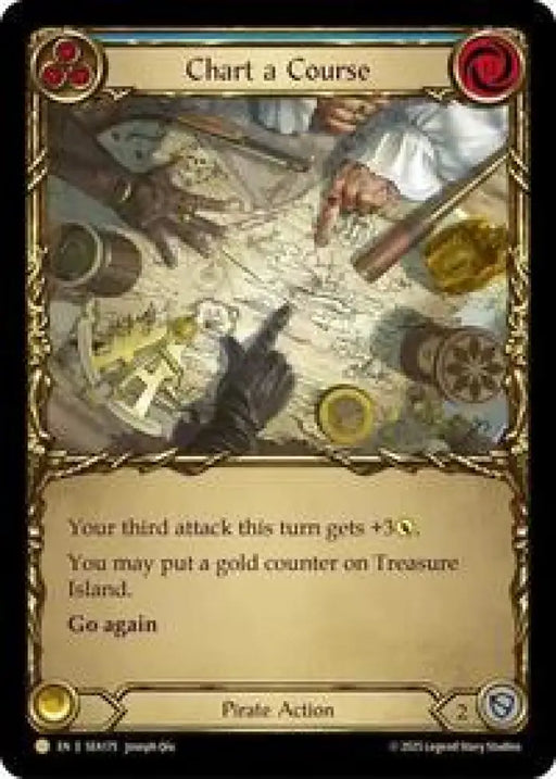 Chart a Course (Blue) (Treasure) (SEA175) [High Seas]