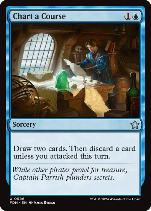 Chart a Course [Foundations] - MTG Single