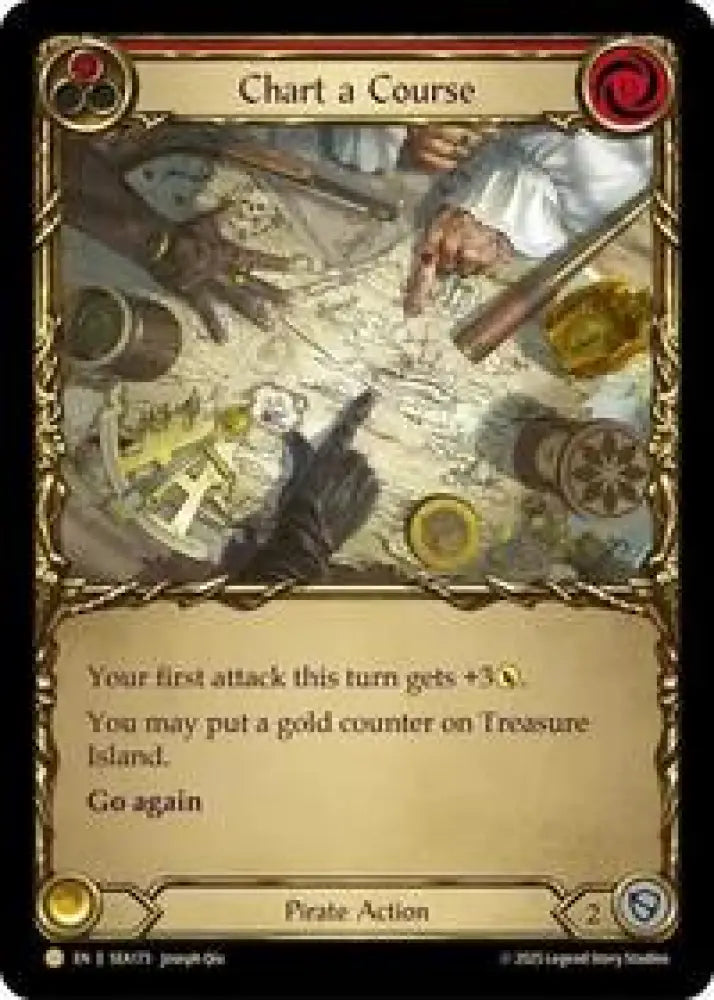 Chart a Course (Red) (Treasure) (SEA173) [High Seas]