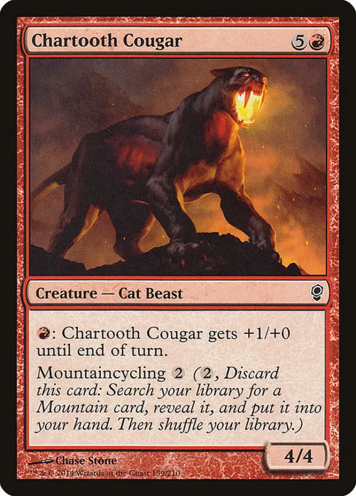 Chartooth Cougar [Conspiracy] - MTG Single