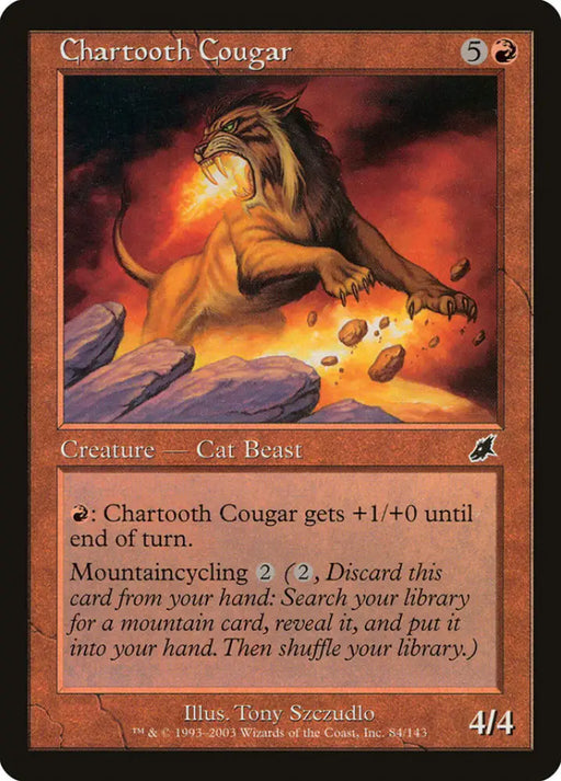 Chartooth Cougar [Scourge] - MTG Single