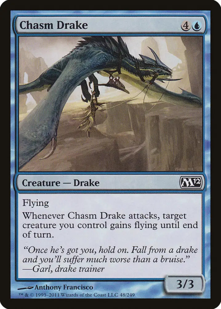 Chasm Drake [Magic 2012] - MTG Single