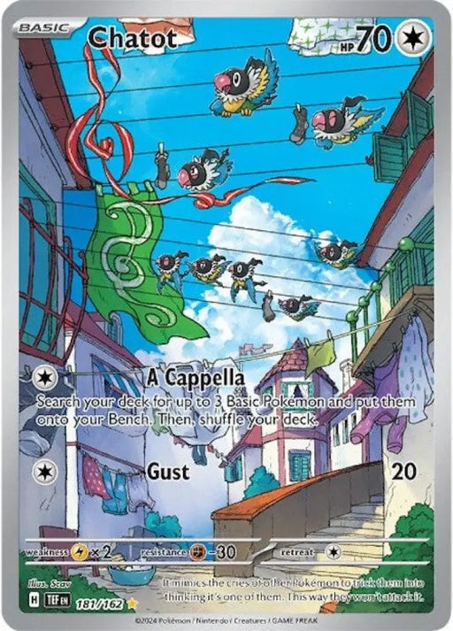 Chatot (181/162) [Scarlet & Violet: Temporal Forces] - Pokemon Single