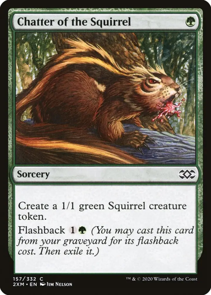Chatter of the Squirrel [Double Masters] - MTG Single