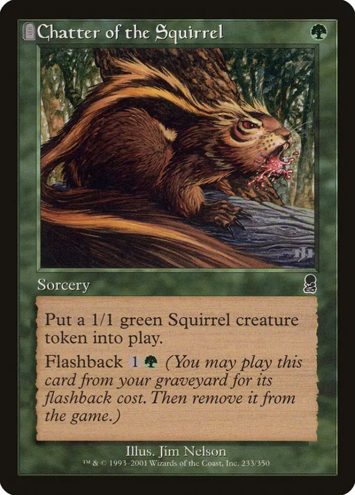 Chatter of the Squirrel [Odyssey] - MTG Single