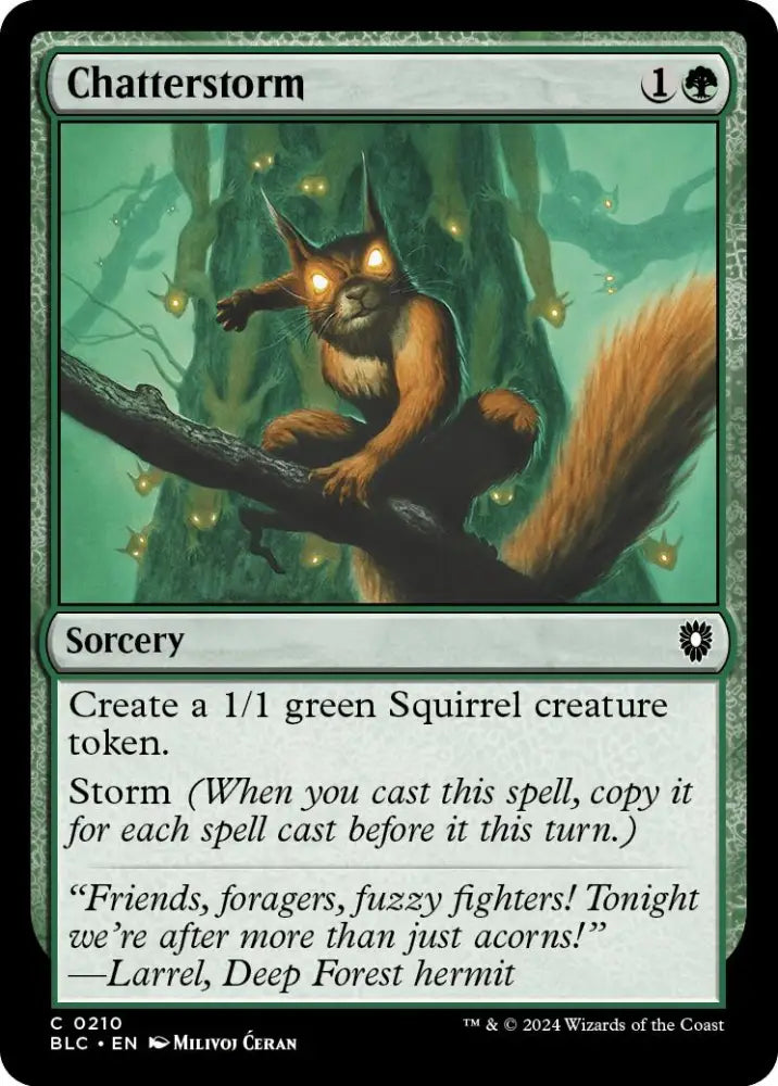 Chatterstorm [Bloomburrow Commander] - MTG Single