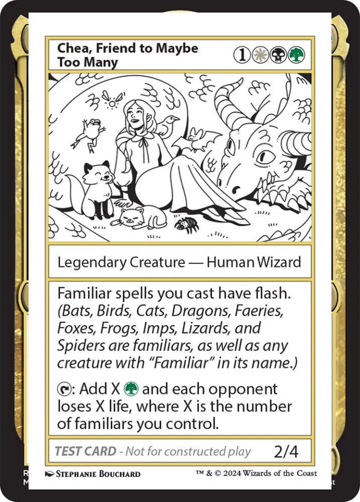 Chea Friend to Maybe Too Many [Mystery Booster 2 Playtest Cards] - MTG Single
